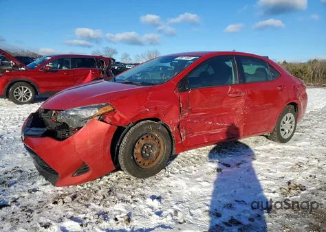 2017 Toyota Corolla L z USA, uszkodzony, nr VIN 2T1BURHE7HC838318